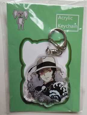 Demon Slayer  Kibutsuji Muzan Anime Acrylic Keychain